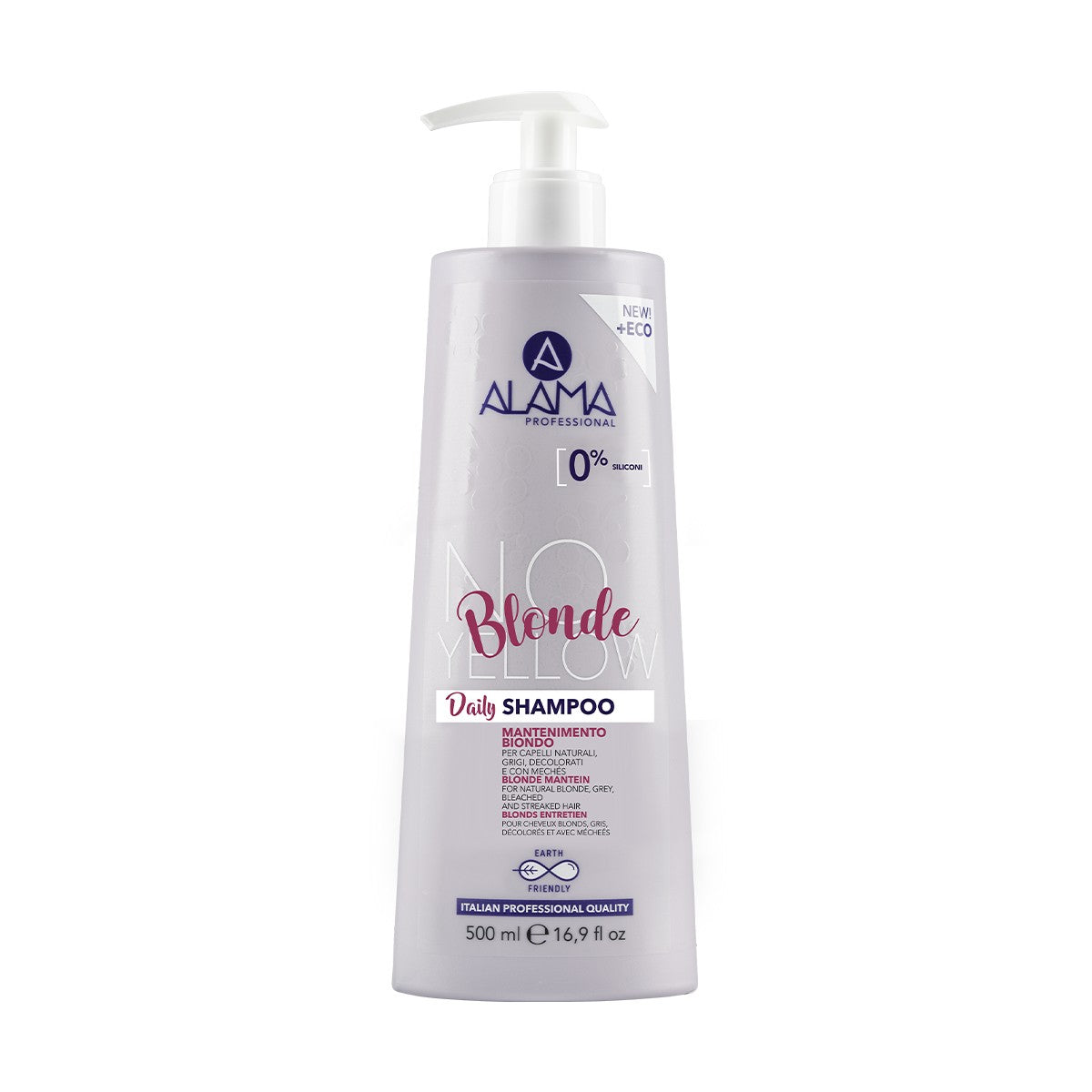 No-Yellow - Daily Blonde Shampoo per Capelli Biondi Grigi e Decolorati_#500ml