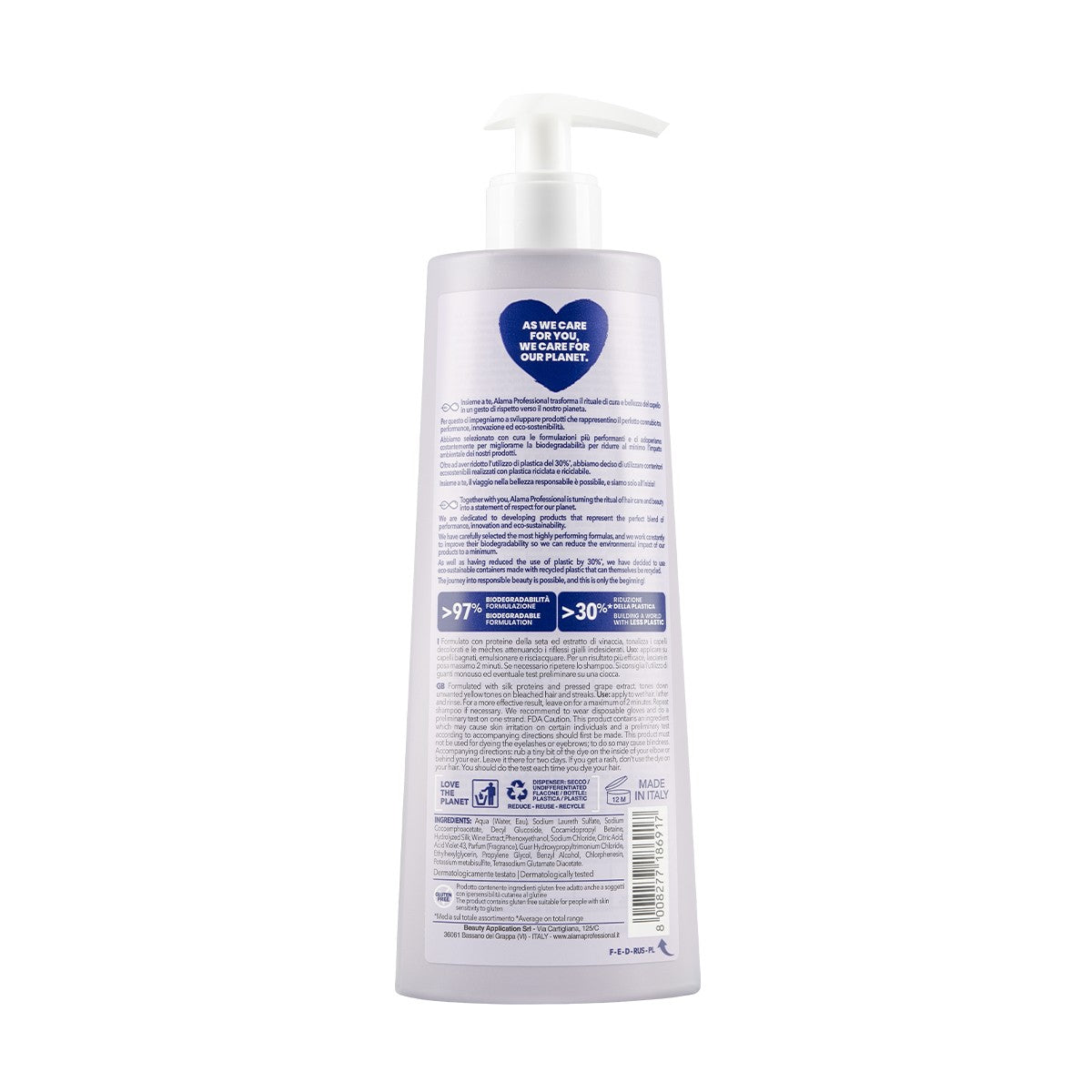No-Yellow - Daily Blonde Shampoo per Capelli Biondi Grigi e Decolorati_#500ml