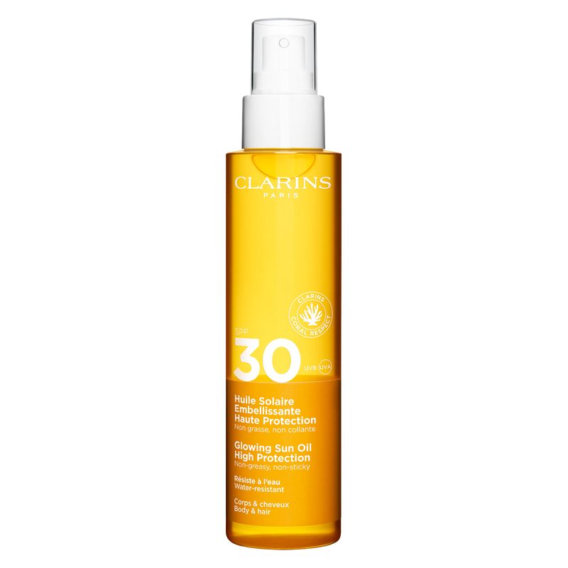 huile solaire embellisante haute protection spf 30 - olio solare illuminante corpo spf30_#150ml