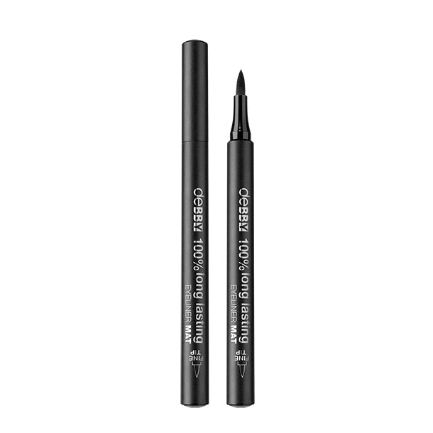 100% Long Lasting Eyeliner Mat_#Black Mat