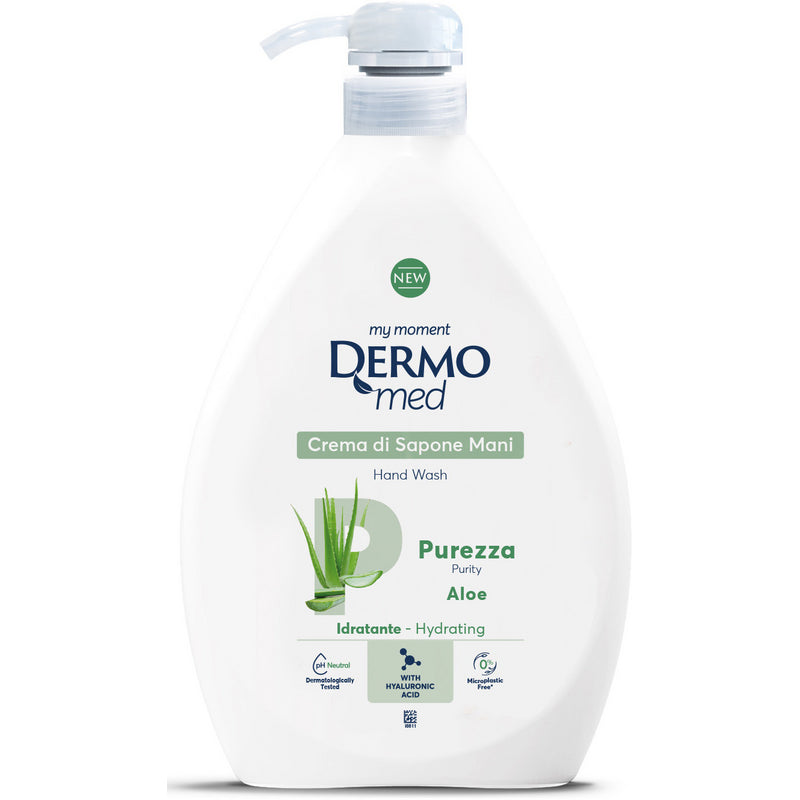dermomed crema di sapone mani purezza aloe_#600ml