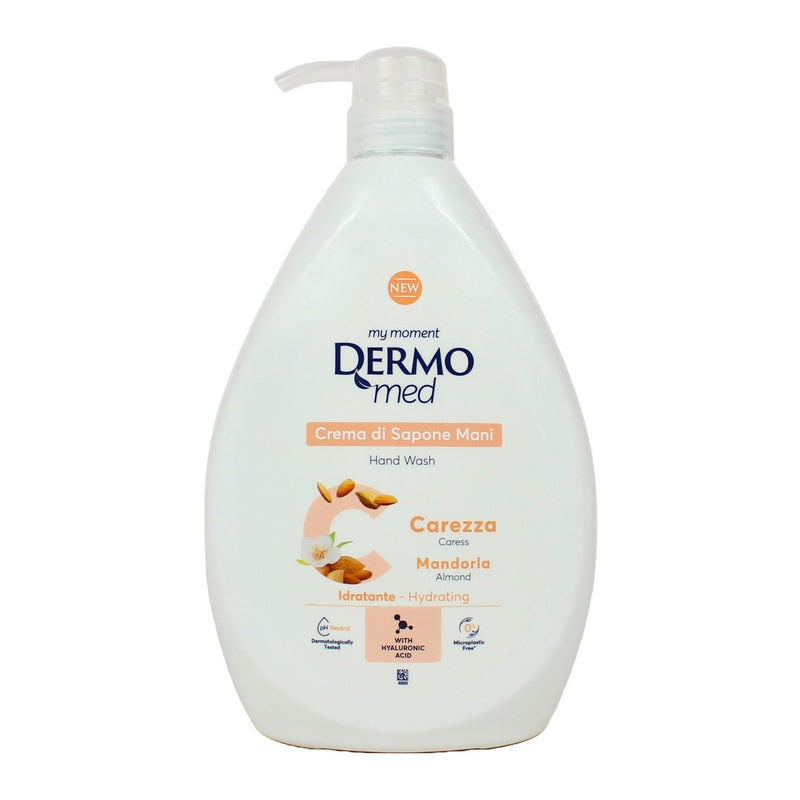 Dermomed Crema di Sapone Mani Carezza Mandorla_#600ml