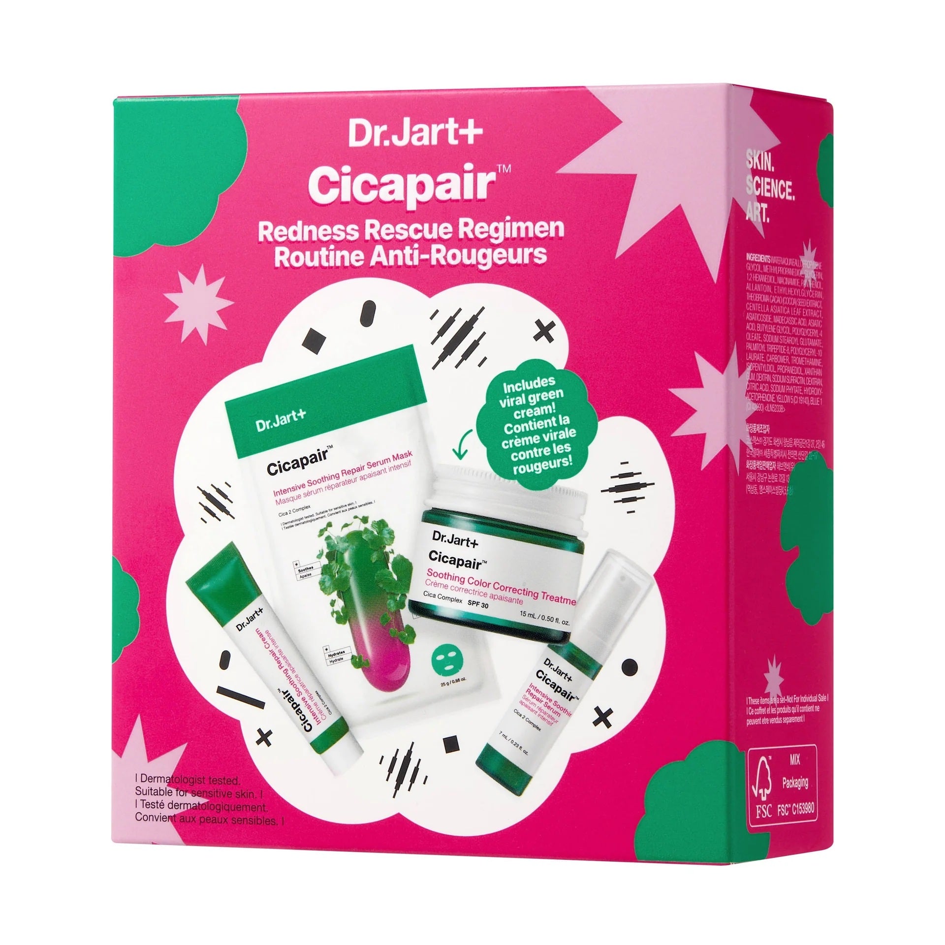 Cicapair Redness Rescue Regimen Routine Anti-Rougeurs_#Kit