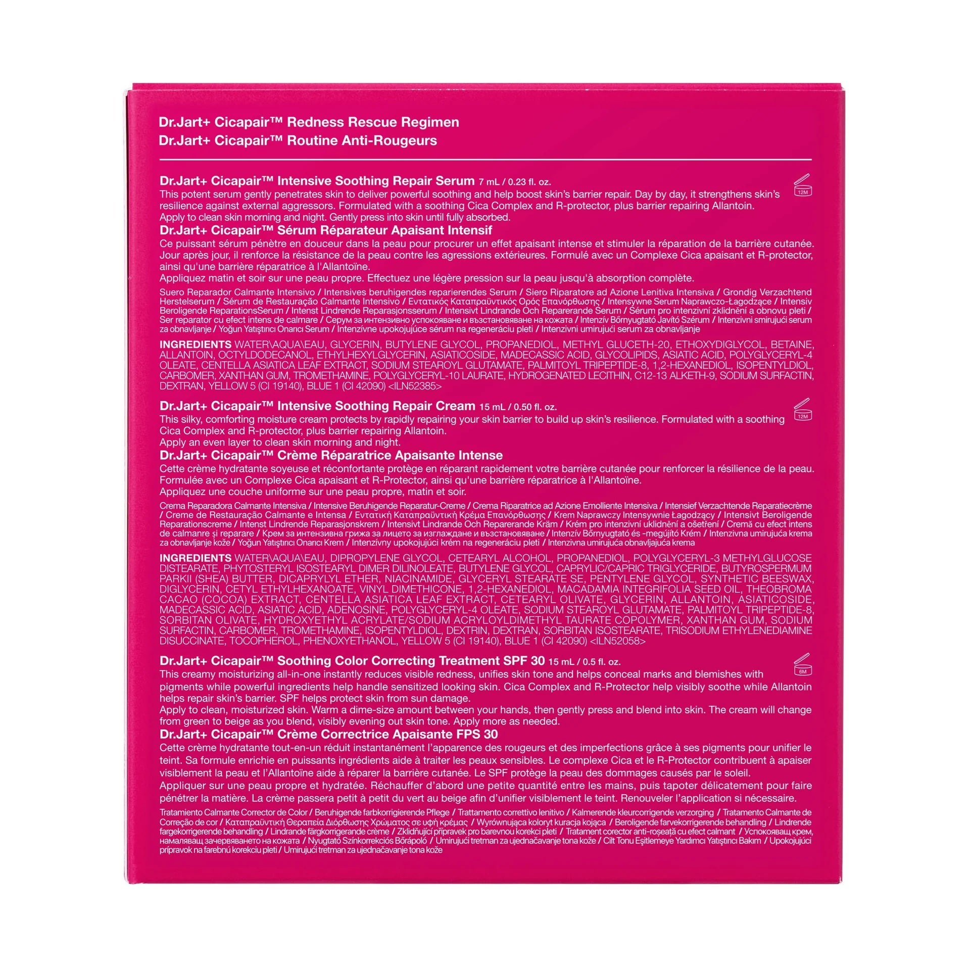 Cicapair Redness Rescue Regimen Routine Anti-Rougeurs_#Kit