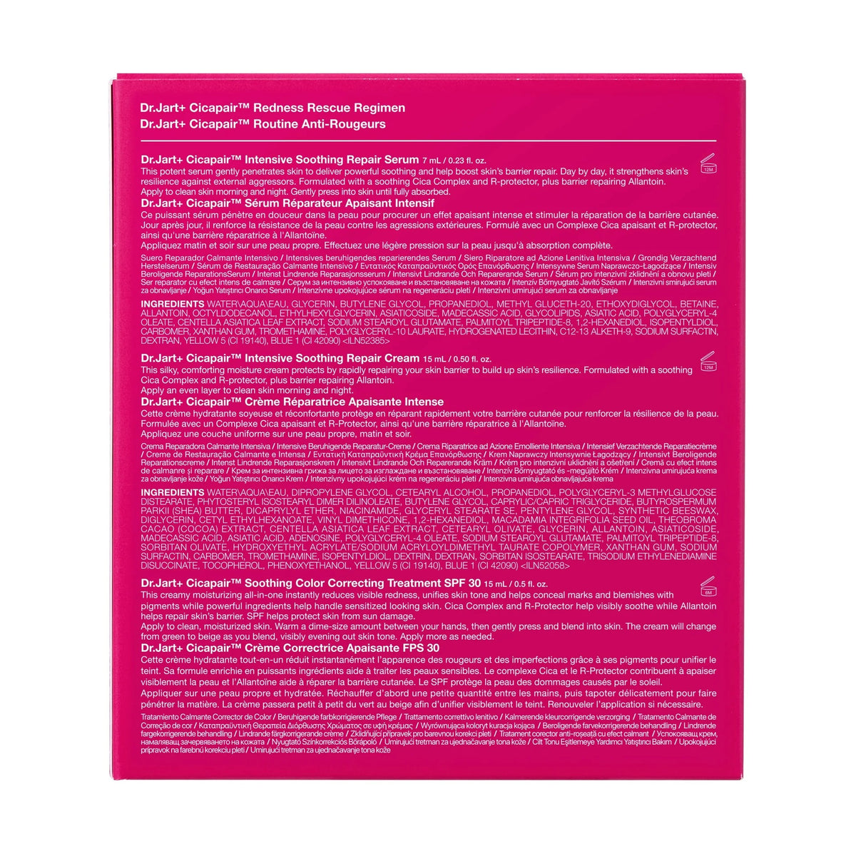 Cicapair Redness Rescue Regimen Routine Anti-Rougeurs_#Kit