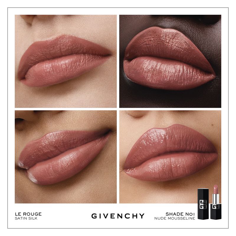 Le Rouge Satin Silk_#N01 Nude Mousseline