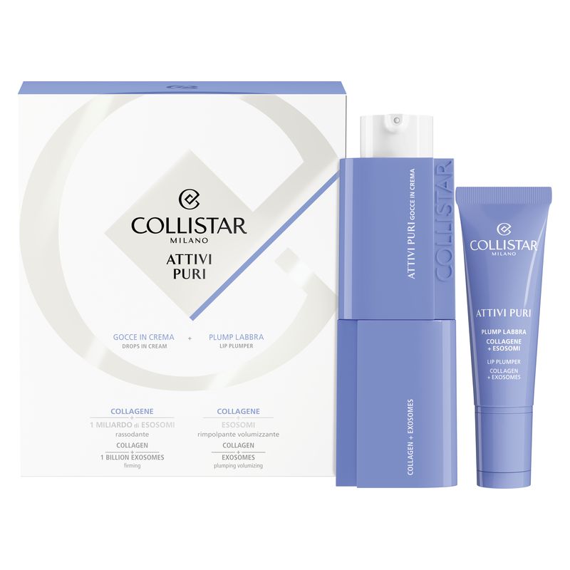 Cofanetto Attivi Puri Gocce in Crema Collagene + Plump Labbra Collagene_#Cofanetto