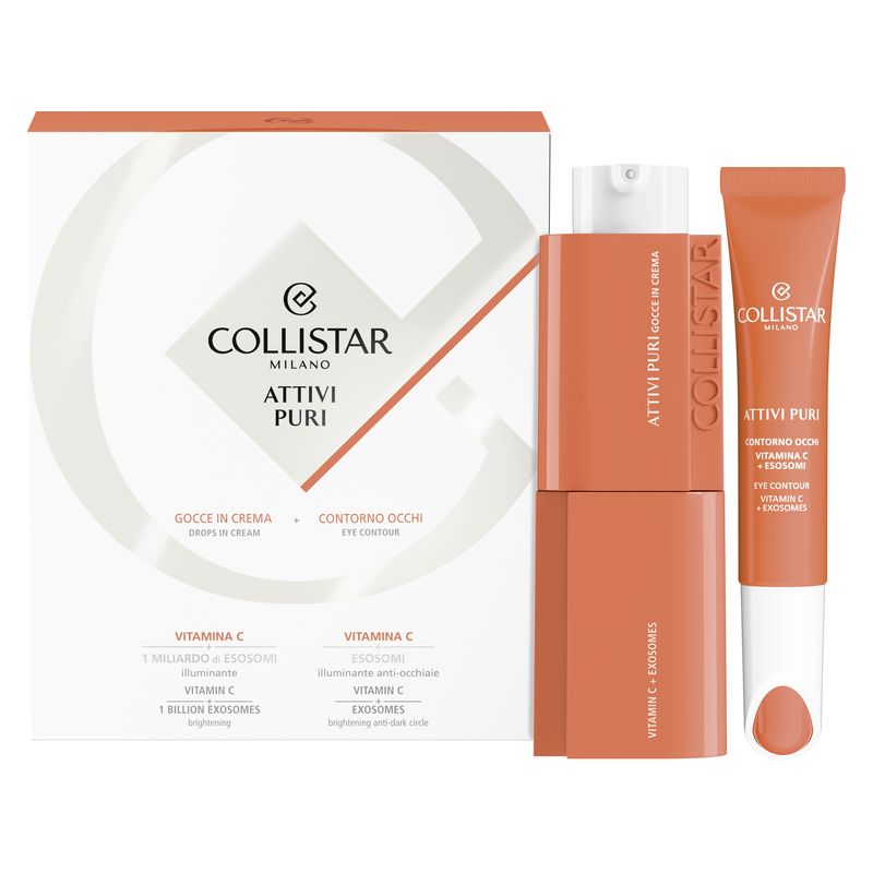 cofanetto gocce in crema vitamina c + contorno occhi vitamina c