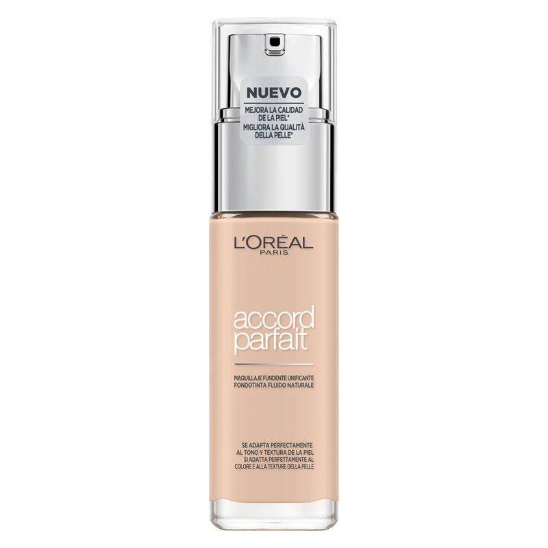 Accord Parfait Fondotinta Fluido Effetto Naturale_#1N Ivoire