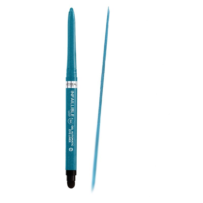infaillible grip gel automatic eye liner_#007 turquoise faux fur