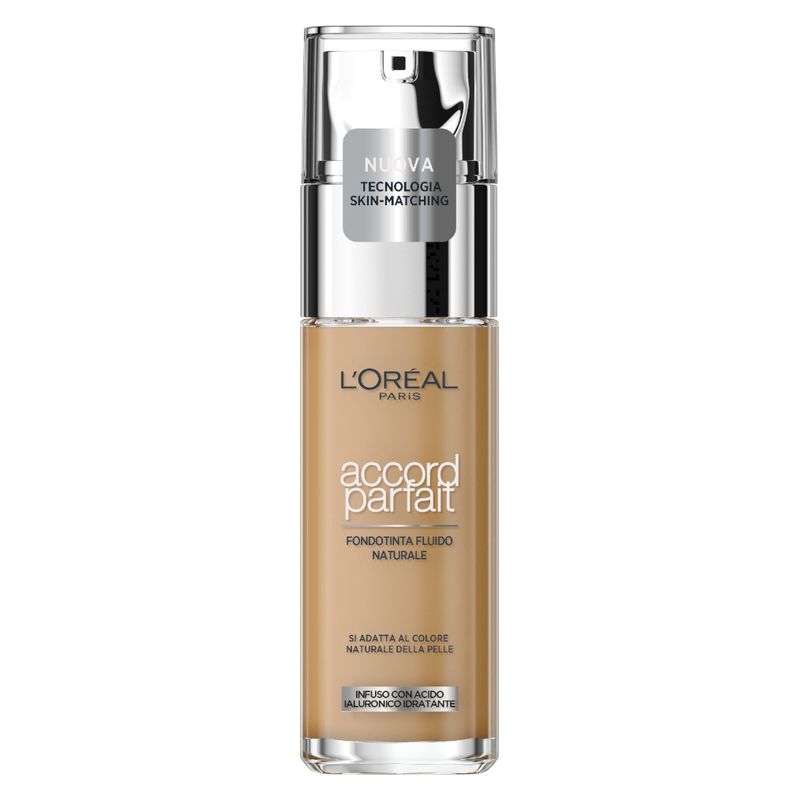 Accord Parfait Fondotinta Fluido Effetto Naturale_#7.D / 7.W Ambre Dore