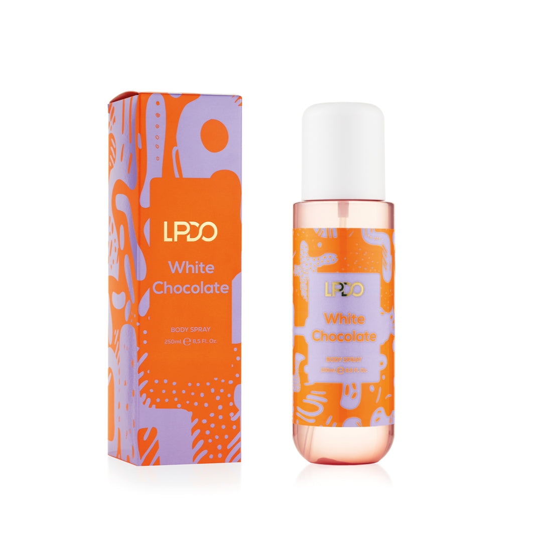 white chocolate body spray