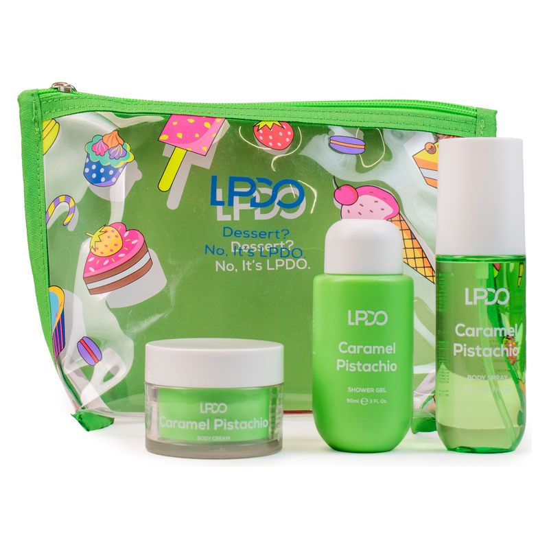 Caramel Pistacchio Body Spray + Body Wash + Body Cream_#Cofanetto