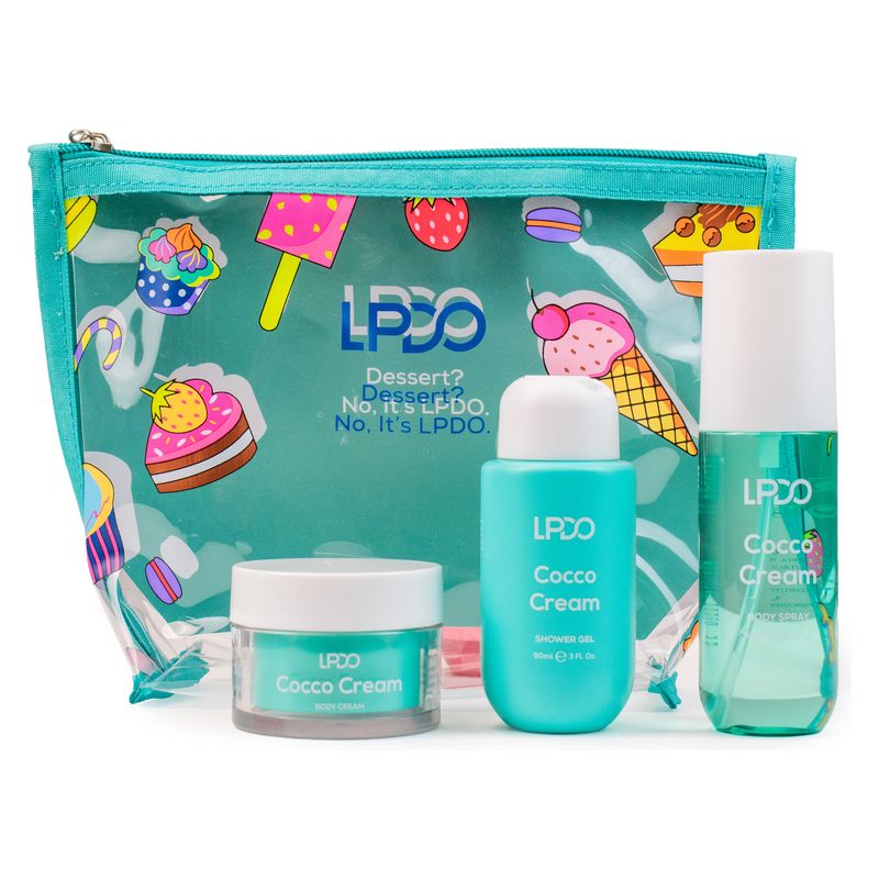 cocco cream body spray + body wash + body cream_#cofanetto
