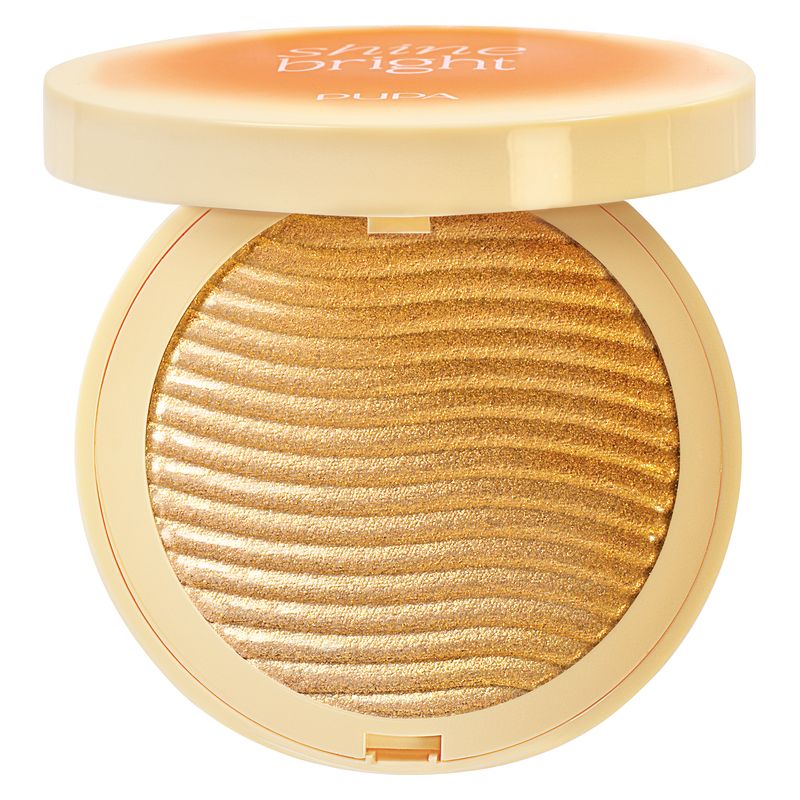 Shine Bright Compact Face Highlighter_#001 Golden Dunes