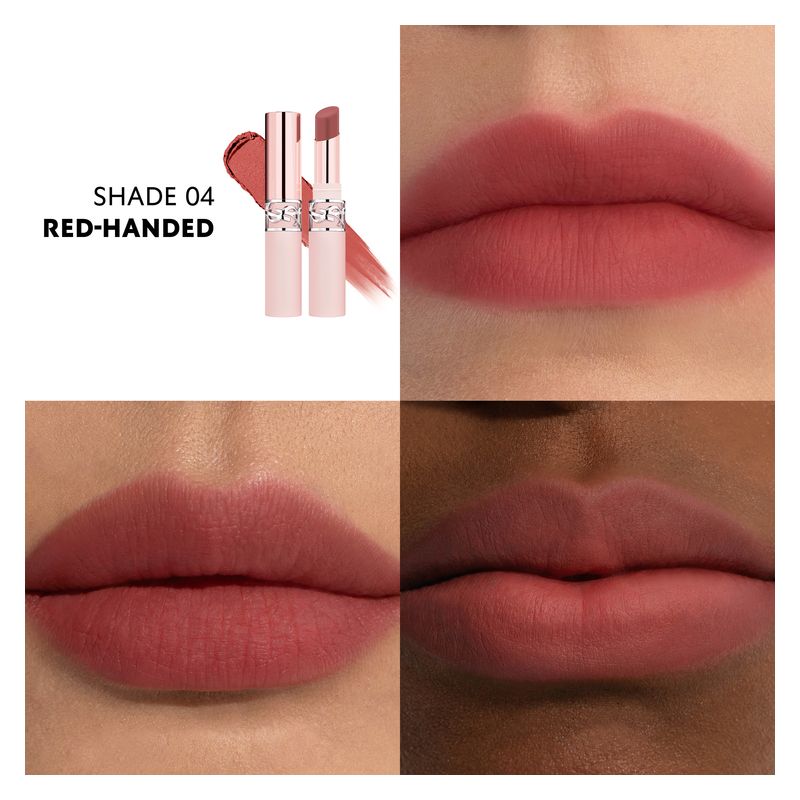 Lovenude Lip Blusher - Rossetto-Balm Soft Matte_#04 Red - Handed