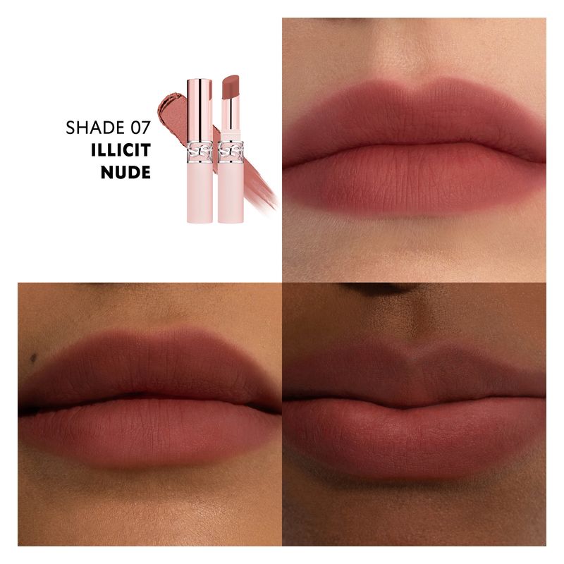 Lovenude Lip Blusher - Rossetto-Balm Soft Matte_#07 Illicit Nude