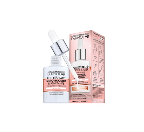 Image of DERMOLAB ASIERO BOOSTER ANTI ETÀ PLUS VISO E COLLO 30ML cod081