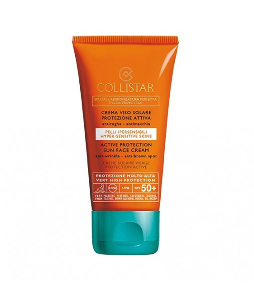 Image of COLLISTAR CREMA VISO SOLARE PROTEZIO ATTIVA PELLI SENSIBILI SPF50+ 50ML cod081