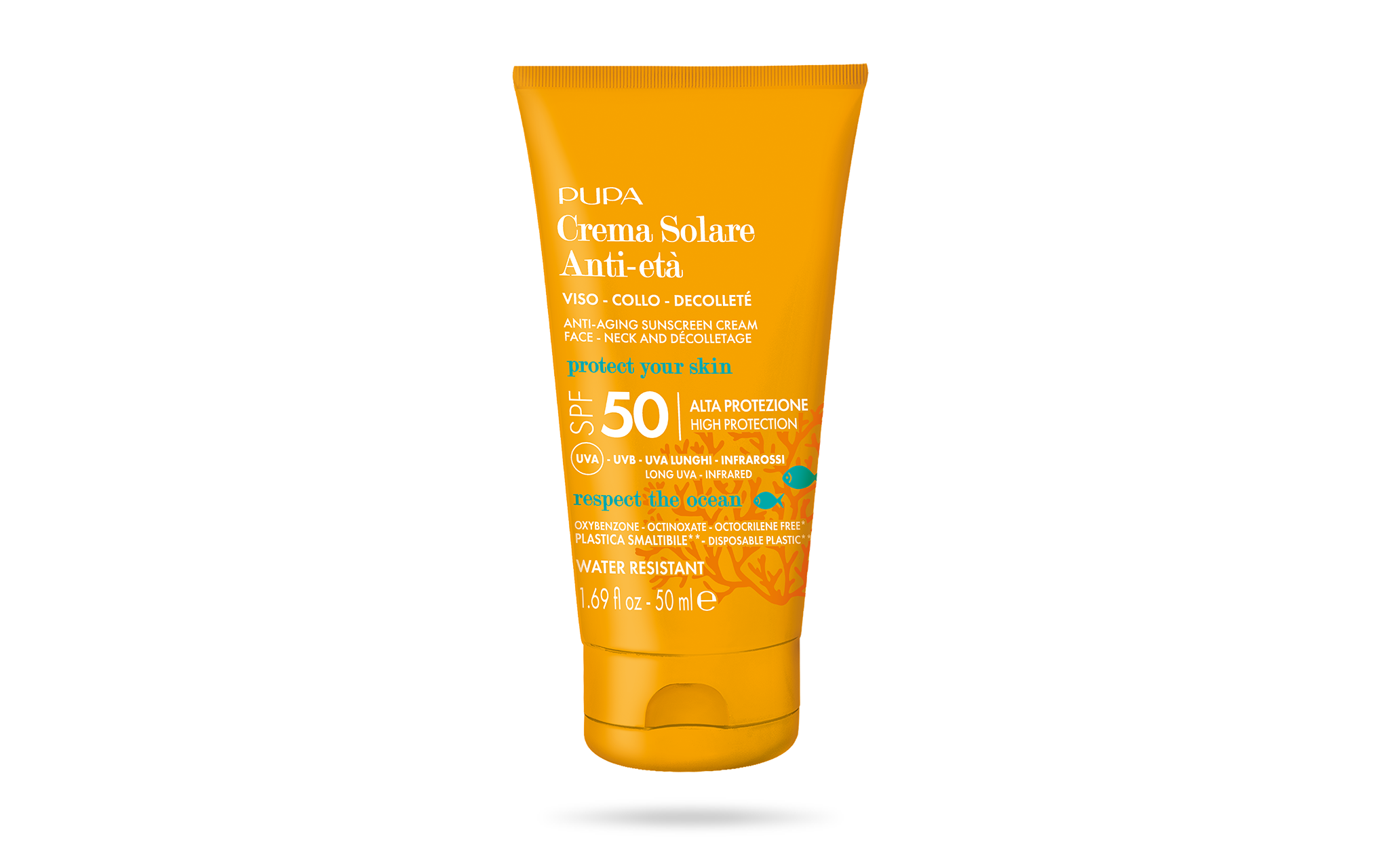Image of PUPA CREMA SOLARE ANTI-ETÀ SPF50 50ML cod081