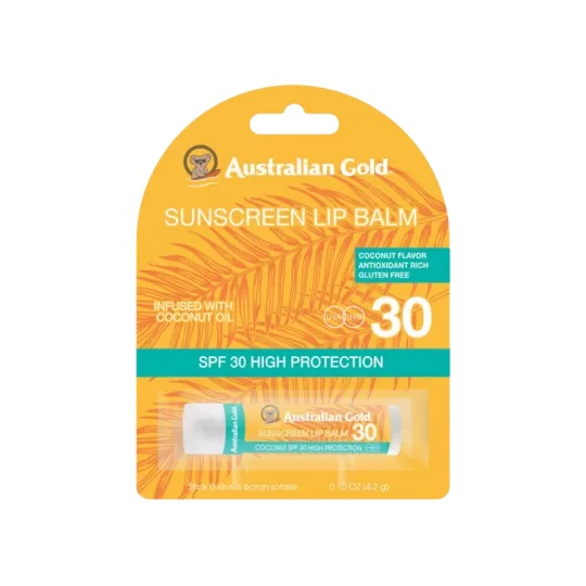 Image of AUSTRALIAN GOLD SUNSCREEN LIP BALM SPF30. cod081