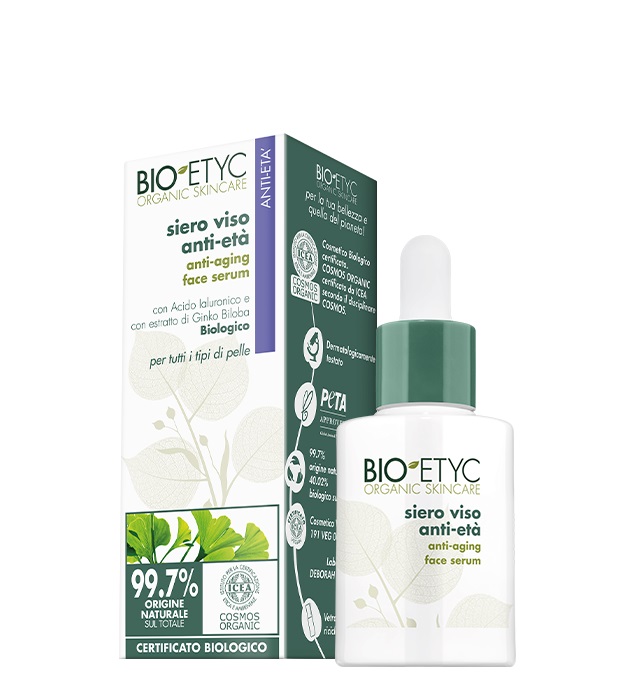 Image of BIOETYC ORGANIC SIERO VISO ANTI ETÀ 30ML cod081