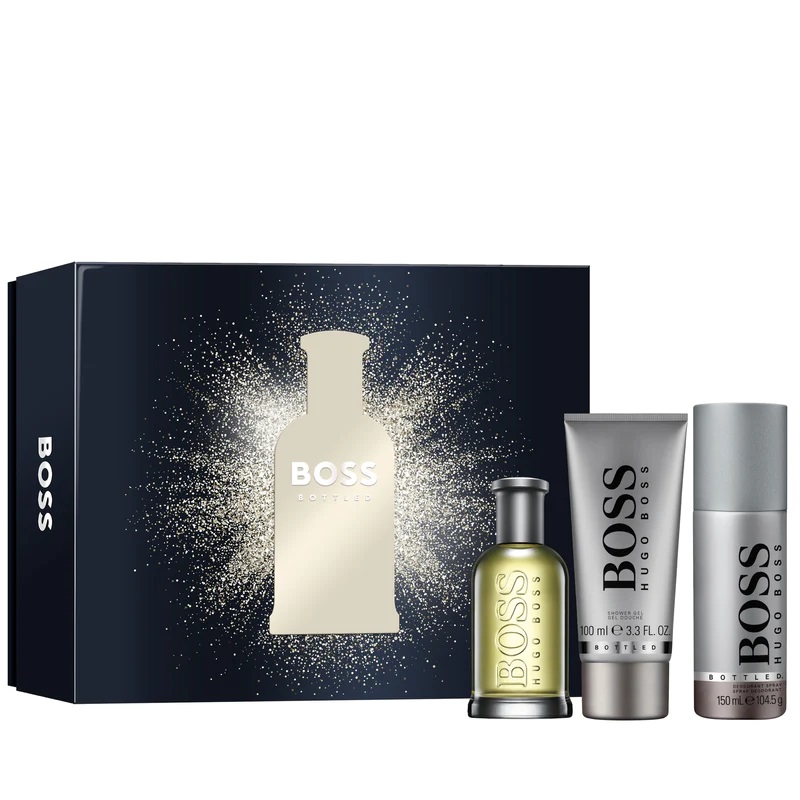 Image of BOSS BOTTLED EDT 100ML+DOCCIA 100ML +DEODORANTE 150ML cod081