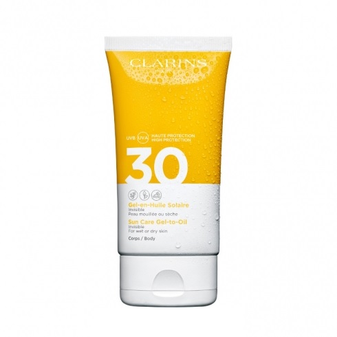 Image of CLARINS GEL EN HUILE SOLAIRE SPF30 cod081