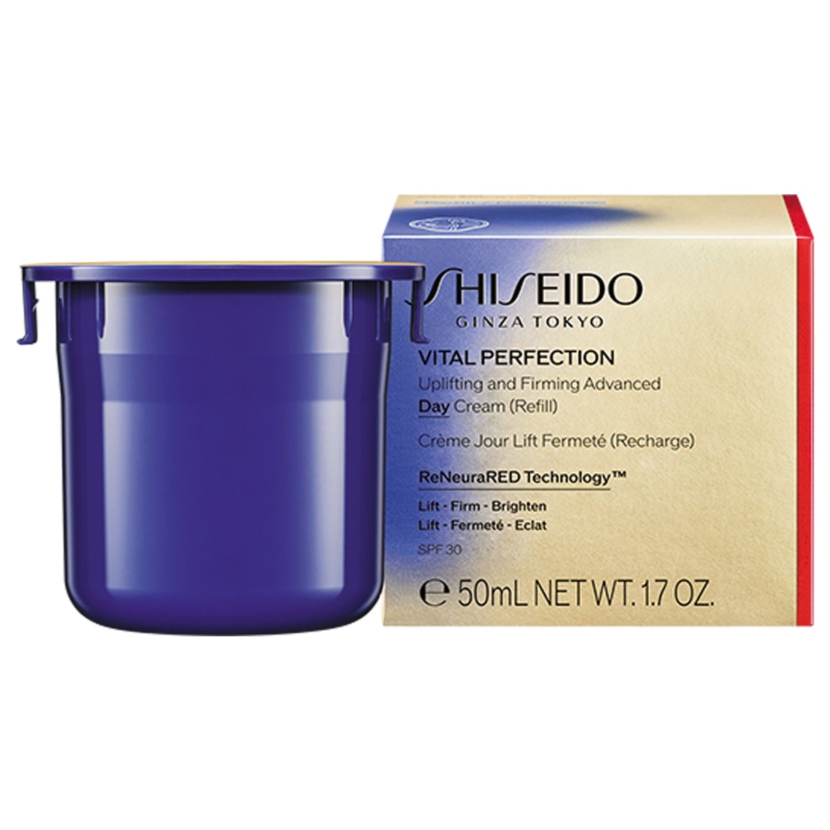 Image of SHISEIDO VITAL PERFECTION UPLIFTING AND FIRMING ADVANCED DAY CREAM SPF30 cod081